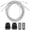 Grey, variant on Shoelace Kit for Salomon, No Tie Round Shoe laces Strings for Salomon Speedcross Ski Shoes(Color:Black,Size:56Inch)