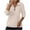 Beige, variant on Comdrip 1/4 Zip Pullover Women, Women's Half Zip Fashion Sweaters Long Sleeve Collar Casual Oversized Knit Pullover Tops Womens Pullover Beige L