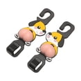 thumbnail image 2 of Gancho para reposacabezas de asientos de coche, colgador para asiento trasero de vehículo, decorativo de PVC, rotación de 360  degree, multifuncional, para Perro, 2 of 8