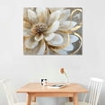 thumbnail image 2 of Nawypu Room Decor Aesthetic Flowers Canvas Wall Art Gold Line Canvas Prints Living Room Decorations Bedroom Decor Office Wall Decorations for Work Framed Canvas Wall Art, 2 of 6