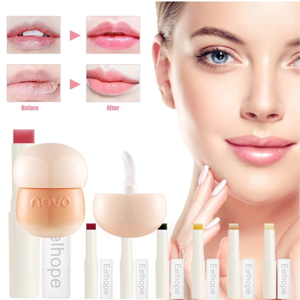 Fiudx Lápiz Labial de Avellana, Bálsamo Hidratante Milk Pot, Brillo de Labios En Acabado Aterciopelado, Brillo Labial de Larga Duración, Ideal para Uso Diario y Viajes, Regalo para San Valentín, Idea