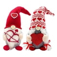 thumbnail image 1 of Wdftyju 2x Adornos de gnomos sin rostro Muñeco Rudolph enano Decoraciones para ventanas del día de San Valentín Wdftyju 6gn4ah3nx2en7xd5, 1 of 8