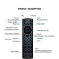 thumbnail image 2 of Wekity Bluetooth Voice Remote Control, USB Wireless Voice Control Induction Backlight Air Remote Mouse for Nvidia Shield, PC, Smart TV (G20S Pro Plus), 2 of 5