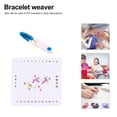 thumbnail image 4 of KAKOWELY 1 Set Bracelet Making Kit Bracelet Maker Looms Embroidery Thread String Beads,4.02"X4.02"X0.39", 4 of 4