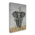 thumbnail image 3 of Stupell Industries Elephant & Rabbit Landscape Animals & Insects Painting Gallery Wrapped Canvas Print Wall Art, 30 x 40, 3 of 7