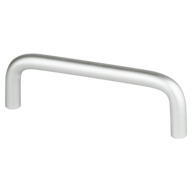 Berenson 6134-4SAL-P 3.5 in. CC Zurich Wire Pull with Satin Aluminium