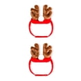 thumbnail image 4 of Methold Trajes de invierno de Navidad Ropa Diadema Bufanda Conjunto de mascotas Fiesta familiar Regalos de Año Nuevo Mascotas Suministros para el No.02 2piezas Methold CBP162824, 4 of 5