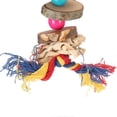 thumbnail image 2 of 5pcs Bird Swing Toys Healthy Interesting Log Durable Teeth Grinding Bird Parakeet Toys for Budgerigar, 2 of 2