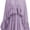 Light Purple, variant on Chiffon Cape Ruffle Mini Dress for Women Semi Sheer Poncho Sleeve