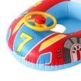 thumbnail image 1 of Anillo De Natación Para Bebé Anillo de natación inflable para bebé, asiento de natación para niños con bocina de coche, barco (azul pequeño) Tmvgtek Para Estrenar, 1 of 7