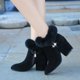 thumbnail image 1 of 2022, botines elegantes para mujer, zapatillas cálidas de felpa, vestido de punta estrecha, botas de mujer, botas sexis de tacón alto de cristal 35-4343 Gao Jinjia LED, 1 of 2