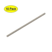 M3 x 80mm 0.5mm Pitch 304 Stainless Steel Fully Threaded Rods Bar Studs 10 Pcs