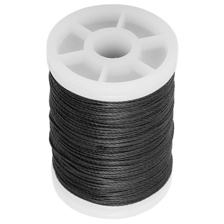 Archery Bow String Serving Thread Bowstring Serving Material Polyethylene 110meter Long Small Waterproof Impact Resistant For Training Black