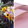 thumbnail image 4 of papel de regalo,20 hojas de envolturas florales impermeables 58*58cm, envolturas florales con borde dorado, embalaje de regalo DIY, Adepaton BST2000051-5, 4 of 5