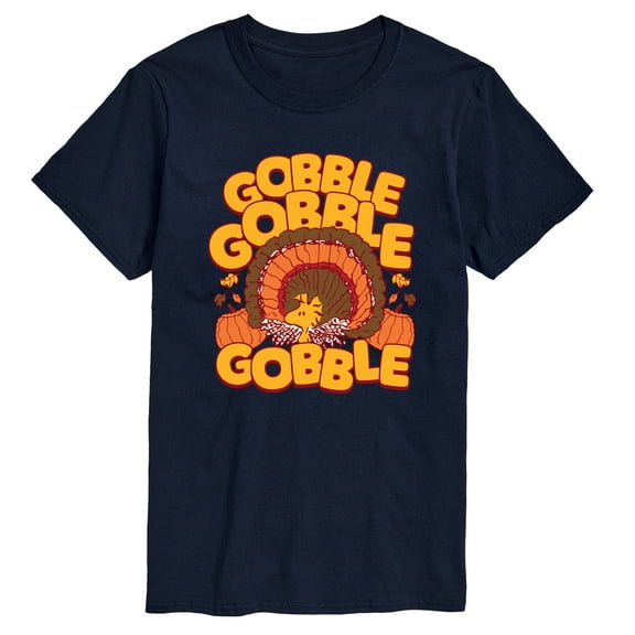 Peanuts - Thanksgiving Gobble Woodstock - Men's Short Sleeve Graphic T-Shirt