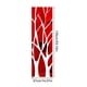 thumbnail image 4 of Pegatinas de Pared Injueey de Espejo Decoración de Arte Impermeable Rojo 135x37cm, 4 of 6
