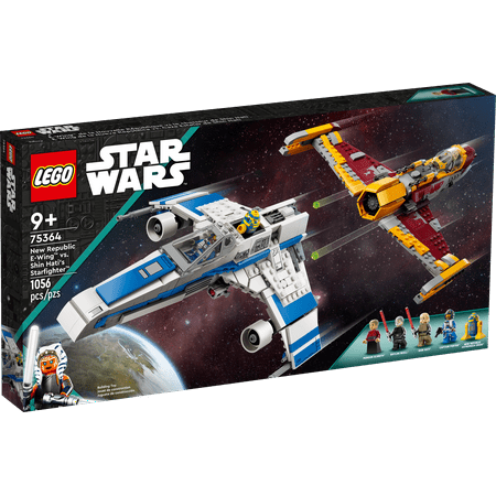 LEGO - Star Wars: Ahsoka New Republic E-Wing vs. Shin Hati’s Starfighter Building Toy Set 75364