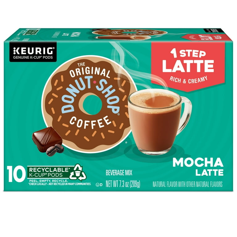 The Original Donut Shop, One Step Mocha Latte Flavored K-Cup