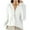 White, variant on hotojiny Long Sleeve Shirts for Women Lounge Knitted V Neck Button Pullover Tops Casual Comfy Solid Color Blouse