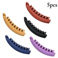 thumbnail image 2 of 5PCS Banana Hair Claw Decorative Non Slip Solid Color Hair Clip Ponytail Clip, 2 of 10