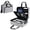 Grey, variant on Carrying Case Compatible with PS5/PS5 Pro/PS4,17 Pockets Travel Storage Bag with Thick Padding Compatible with PS5 Digital Edition,Controller,Game Discs,Charger & Accessories,Black,Blue