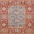 thumbnail image 1 of Ahgly Company Indoor Square Abstract Red Oriental Area Rugs, 8' Square, 1 of 6