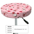 thumbnail image 2 of Kdxio Gnome With Heart Print Stool Covers Round,Stretch Round Bar Stool Covers Washable Bar Stool Cushion Slipcover for 12-15 Inch Chair, 2 of 5