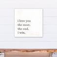 thumbnail image 4 of Creative Products Love You Most 20x20 Canvas Wall Art, 4 of 5