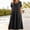 Black, variant on Ovbmpzd Linen Loose Dresses for Women Embroidered Yellow Shift Crew Neck Cocktail-Length Summer Dresses for Women