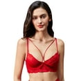 thumbnail image 2 of Varsbaby Women's Unlined Underwire Bra and Thongs with Bow Sets, 2 of 5