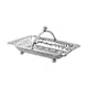 thumbnail image 5 of Bandeja de tocador de Metal, bandeja de frutas, soporte decorativo multiusos para servilletas, bandeja de servicio de acero inoxidable para cosméticos Plata, 5 of 8