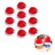 thumbnail image 4 of Naiovety 10 unids Mini Sombrero de Santa para Copas de Champán Altavoz Bluetooth Decoración Tela de Terciopelo Encantador Mini Sombreros de Navidad Kits de decoración para fiestas Naiovety HA017504-00, 4 of 6