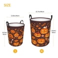 thumbnail image 5 of XMXT Collapsible Laundry Basket, Halloween Spooky Pumpkin Polyester Waterproof Laundry Hampers Dirty Clothes Hamper, 40L, 5 of 8