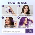 thumbnail image 4 of EGNMCR Temporary Hair Color Spray One Time Coloring Mist Glitter Shiny Finish Washable Hair Color For Parties Costumes Drying 30ml dye dye, 4 of 5