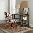 thumbnail image 3 of Linon Home Décor Washable Foster Area Rug or Runner Collection, Russet and Ivory, 5' x 7', 3 of 13