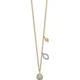 thumbnail image 2 of 14K Yellow Gold Diamond Circles 18 Inch Necklace (18 X 6) Made In India pm4703-010-ya, 2 of 5