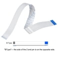thumbnail image 4 of Uxcell 11.81'' 32 Pins FFC Ribbon Flat Flexible Cable (B Type) for LCD Laptop Plastic White 5pcs, 4 of 5