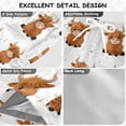 thumbnail image 4 of Kids' Beach Pants Comfortable Swim Trunks Cute Yaks Cow Pattern Shorts for Pool Vacation and Lounge Wear Large, 4 of 8