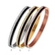 thumbnail image 2 of Jumpingount de acero decorativa elegante reemplazo de diamantes de imitación Unisex brazalete de fiesta de moda ornamento regalo de cumpleaños Ropa, zapatos y accesorios Miscelánea Oro 8 mm Jumpingount AP015571-05, 2 of 6