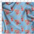thumbnail image 4 of Soimoi Silk Fabric Leaves & Peony Floral Fabric Prints by Yard 42 Inch Wide, 4 of 5