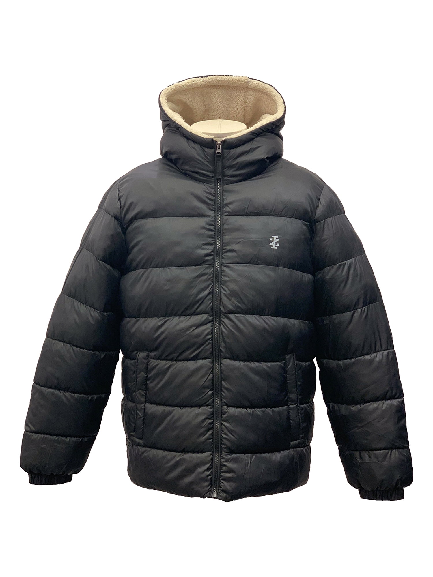 Buy IZOD Mens Sherpa Lined Color Block Puffer Jacket Online at Lowest