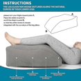 thumbnail image 4 of Leg Elevation Pillow,inflatable Wedge Pillows,comfort Leg Pillows For Sleeping,improve Circulataion And Reduce Swelling,suitable For Improving Sleep Q, 4 of 4