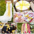 thumbnail image 4 of LAICAIW Solid Color Lemon Yellow Satin Ribbon, 1 Inches x 25 Yards Fabric Satin Ribbon for Gift Wrapping, Crafts, Hair Bows Making, Wreath, Wedding Party Decoration and Other Sewing Projects, 4 of 7