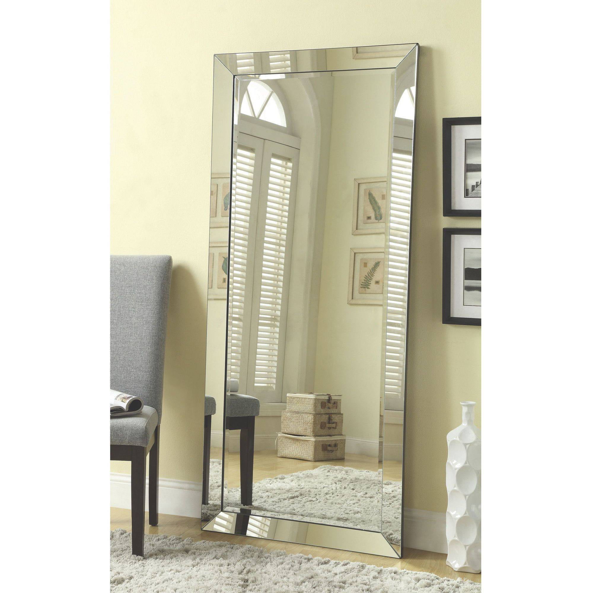 Coaster pany Silver Beveled Mirror Walmart