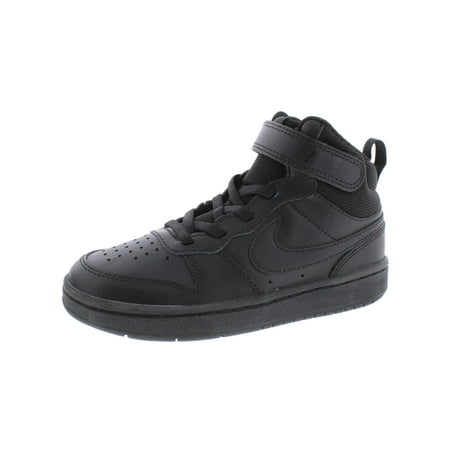 

Nike Boys Court Borough Mid 2 Leather Sneakers Athletic Shoes
