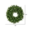 thumbnail image 3 of Vickerman 60" Bangor Mixed Pine Artificial Christmas Wreath, Unlit, 3 of 3
