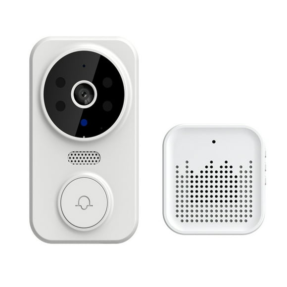 Bdday Smart Wireless Remote Video Doorbell Intelligent Visual Doorbell Home Intercom HD Night Vision Wifi Rechargeable Security Door Doorbell