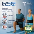 thumbnail image 2 of Modvel Back Brace Black (Plus Size), 2 of 7
