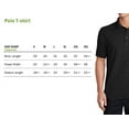 thumbnail image 3 of Port & Company Mens Combed Ring Spun Pique Polo Outfit for Men Blank KP1500 Short Sleeve Cotton Uniforming T-Shirt Gifts S-3XL, 3 of 3
