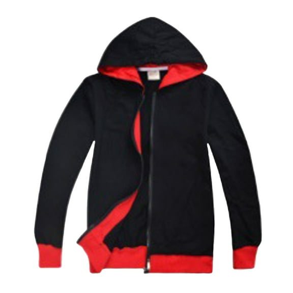 Mercatoo Kids Fall Winter Jackets Lightweight Zipper Solid Color Hooded Windbreaker for Boys Girls Windproof Windbreaker Jacket